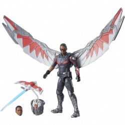 Figura Marvel Legends Series Falcon with Flight Tech and Red (Importación USA)