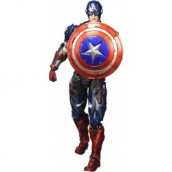 Figura Play Arts Kai Marvel Universe Variant Captain America (Importación USA)