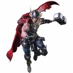 Figura Play Arts Marvel Universe Thor Variant by Hitoshi Kon (Importación USA)