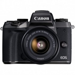 Cámara Digital Canon EOS M5 Mirrorless Kit 15-45mm Lens Wi-F (Importación USA)