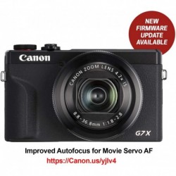 Cámara Digital Canon PowerShot G7X Mark III 4K Vlogging Vert (Importación USA)