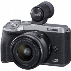 Cámara Digital Canon EOS M6 Mark II Mirrorless Compact E 2 (Importación USA)