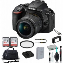 Cámara Digital Nikon Combo D5600 DX-Format DSLR 18-55mm Lens (Importación USA)