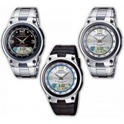 Reloj Casio Aw 82d Hora De Pesca Hombre Acero 100% Original (Entrega Inmediata)