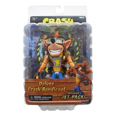 Crash Bandicoot Jet Pack Figura Neca (Entrega Inmediata)