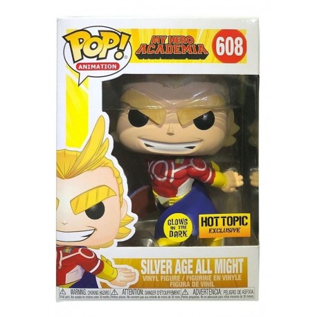 My Hero Academia Exclusivo Silver Age All Might Funko Pop (Entrega Inmediata)