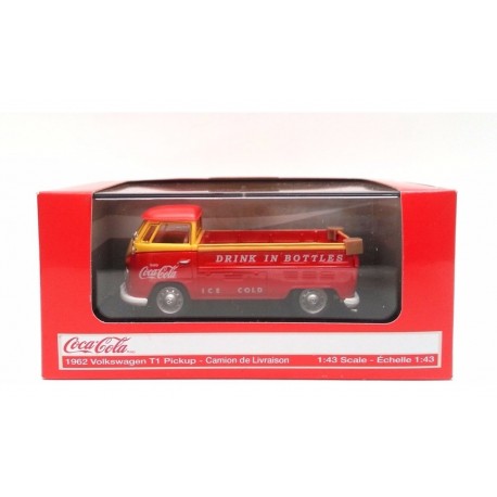 Coca-cola 1962 Volkswagen T1 Pickup Diecast Escala 1:43 (Entrega Inmediata)