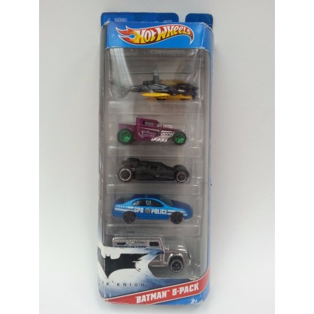 Batman Begins Gotham City Hot Wheels Set X 5 Carros (Entrega Inmediata)