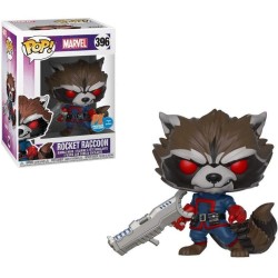 Marvel Exclusivo Rocket Raccoon Funko Pop Caja Golpeada (Entrega Inmediata)