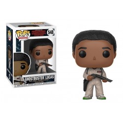 Stranger Things Ghostbuster Lucas Figura Funko Pop (Entrega Inmediata)