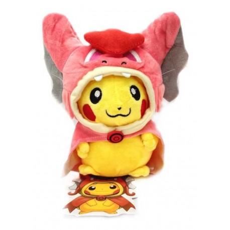 Pokémon Pikachu Gyarados Rosado Peluche Pequeño (Entrega Inmediata)