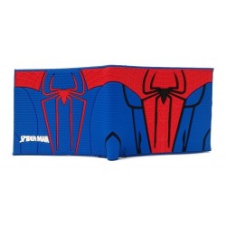 Marvel Spiderman Billetera En Goma De Caucho Azul (Entrega Inmediata)