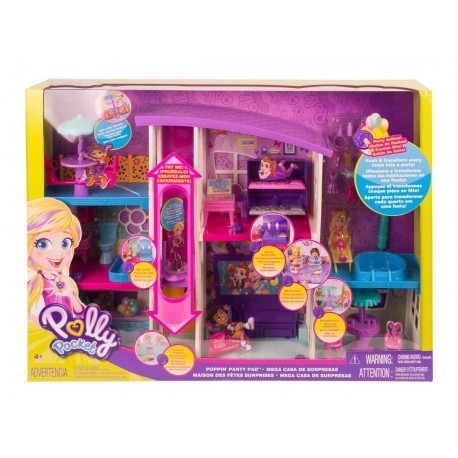 Polly Pocket Casa De Sorpresas Dnb25 Niñas Elevador Niñas (Entrega Inmediata)
