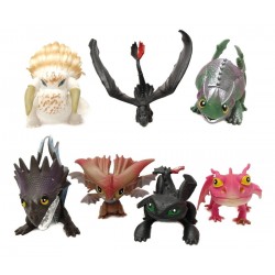 Cómo Entrenar A Tu Dragón Colección 7 Figuras En Bolsa (Entrega Inmediata)