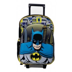 Maleta Ruedas Morral Escolar Dc Comics Batman (Entrega Inmediata)