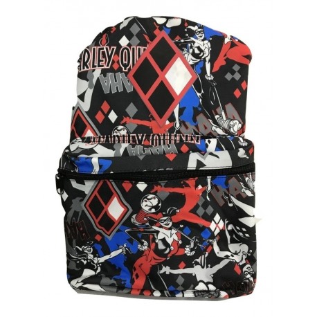 Maleta Morral Escolar Dc Comics Harley Queen (Entrega Inmediata)