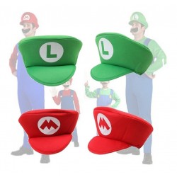 Gorro Mario Bros Y Luigi Disfraz Halloween (Entrega Inmediata)