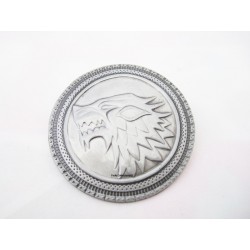 Broche Pin Metalico Insignia Casa Stark Juego De Tronos (Entrega Inmediata)