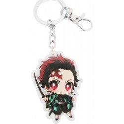 Llavero Anime De Tanjiro E Kimetsu No Yaiba O Demon Slayers (Entrega Inmediata)