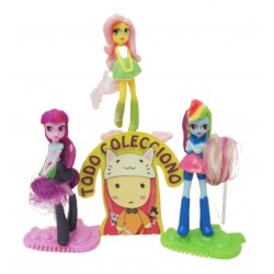 Lote Tres Figuras Kinder De My Little Ponny (Entrega Inmediata)
