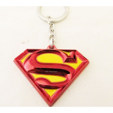 Llavero Escudo Superman Nuevo (Entrega Inmediata)