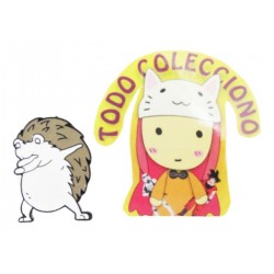 Pin O Broche Metalico Puerco Espin Cool (Entrega Inmediata)