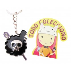 Llavero Anime Bandera Brook De One Piece (Entrega Inmediata)