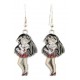 Aretes Metalicos Anime Sailor Moon Sailor Mars /marte (Entrega Inmediata)