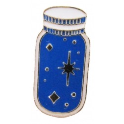 Pin O Broche Decorativo Metalico Botella Magica (Entrega Inmediata)