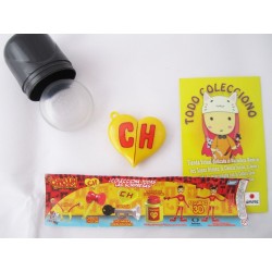 Corazon Dos Partes Chapulin Colorado Huevo Tipo Kinder (Entrega Inmediata)