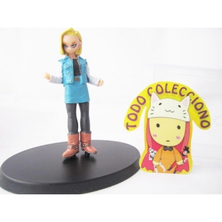 Figura Dragon Ball Androide No. 18, 9 Cm De Alto (Entrega Inmediata)
