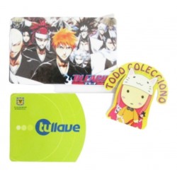 Personaliza Tarjeta Trasporte Sticker Anime Bleach No.10 (Entrega Inmediata)