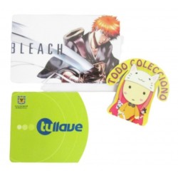 Personaliza Tarjeta Trasporte Sticker Anime Bleach No.11 (Entrega Inmediata)