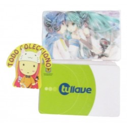 Personaliza Tarjeta Trasporte Sticker Anime Hatsune Miku N.2 (Entrega Inmediata)