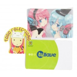 Personaliza Tarjeta Trasporte Sticker Anime Hatsune Miku N.3 (Entrega Inmediata)