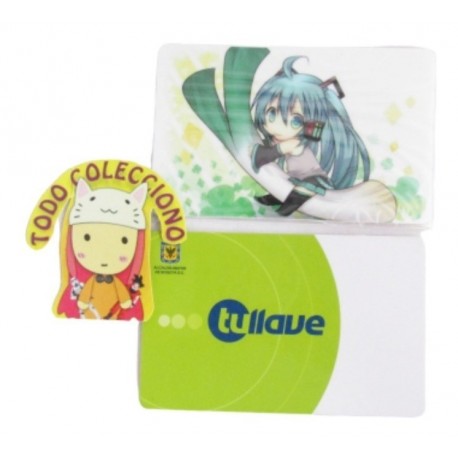 Personaliza Tarjeta Trasporte Sticker Anime Hatsune Miku N.4 (Entrega Inmediata)