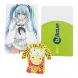 Personaliza Tarjeta Trasporte Sticker Anime Hatsune Miku N.7 (Entrega Inmediata)