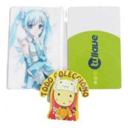 Personaliza Tarjeta Trasporte Sticker Anime Hatsune Miku N.8 (Entrega Inmediata)