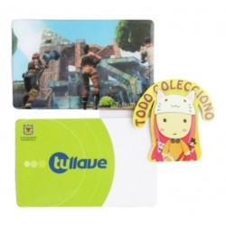 Personaliza Tarjeta Trasporte Sticker Anime Juego Fornite N1 (Entrega Inmediata)