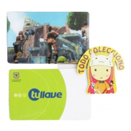 Personaliza Tarjeta Trasporte Sticker Anime Juego Fornite N1 (Entrega Inmediata)