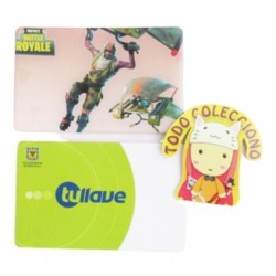 Personaliza Tarjeta Trasporte Sticker Anime Juego Fornite N4 (Entrega Inmediata)