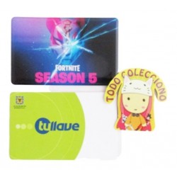 Personaliza Tarjeta Trasporte Sticker Anime Juego Fornite N8 (Entrega Inmediata)