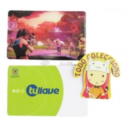 Personaliza Tarjeta Trasporte Sticker Anime Juego Fornite 10 (Entrega Inmediata)