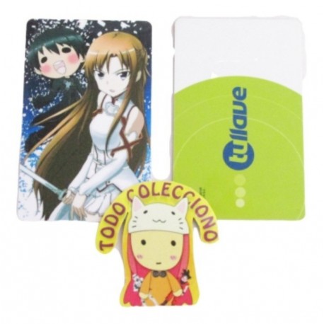 Tarjeta Trasporte Sticker Anime Sword Art Online No.2 (Entrega Inmediata)