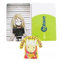 Tarjeta Trasporte Sticker Anime Satsuriku No Tenshi No.1 (Entrega Inmediata)