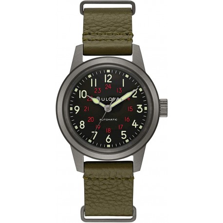 Reloj Bulova 98A255 Archive Series Military (Importación USA)