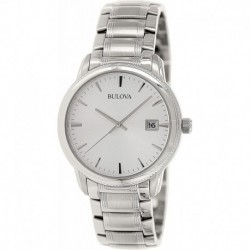 Reloj Bulova 96B105 Hombre Bracelet Silver Dial (Importación USA)