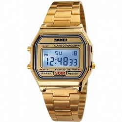 Reloj PASOY 1123A Hombre Digital Gold Stainless Steel W