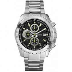 Reloj GUESS U16526G1 Hombre Silver Stainless-S (Importación USA)
