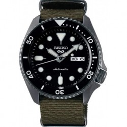 Reloj Seiko SRPD65K4 5 Sports Black Dial Khaki Green C (Importación USA)